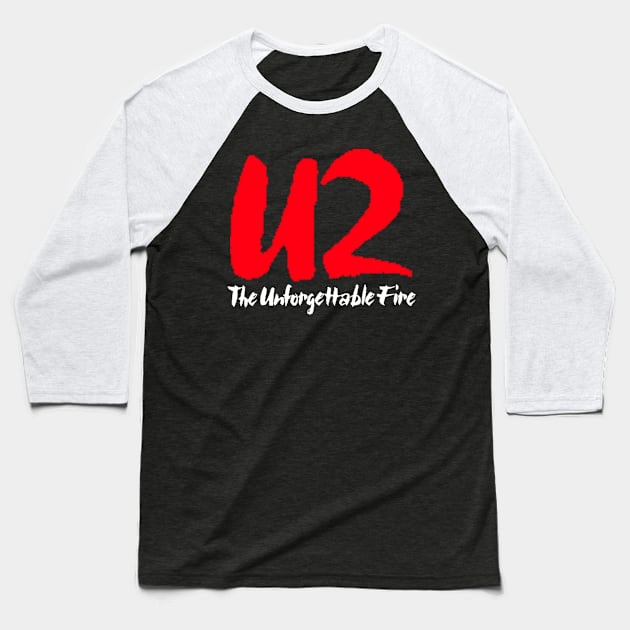 The Unforgettable Fire Baseball T-Shirt by Morrow DIvision